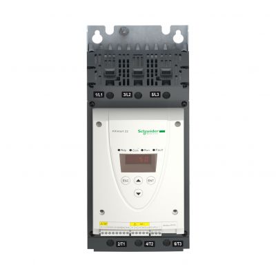 Układ łagodnego rozruchu ATS22 3 fazowe 230/440VAC 50/60Hz 37kW 75A IP20 ATS22D75Q SCHNEIDER (ATS22D75Q)